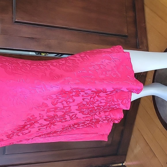 Privacy Please Red Slip Dress Slinky Lingerie Sundress Spaghetti Strap Medium - Picture 5 of 6